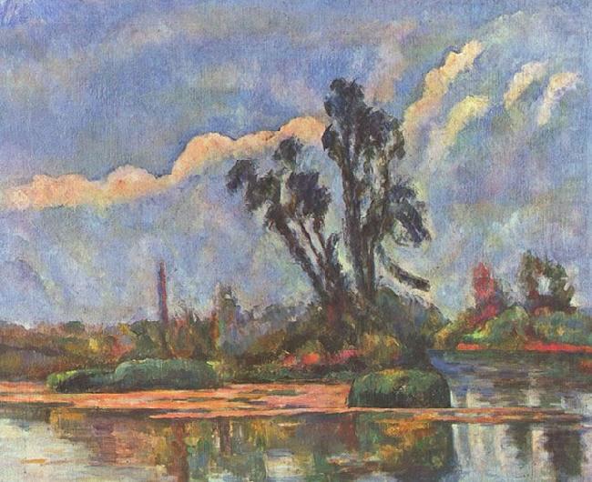 Paul Cezanne Ufer der Oise china oil painting image